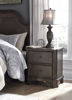 Picture of Adinton - Brown 2 Drawer Nightstand