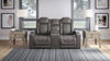 Picture of Hyllmont - Gray Dual Power Reclining Loveseat