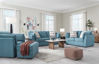 Picture of Keerwick - Teal Loveseat