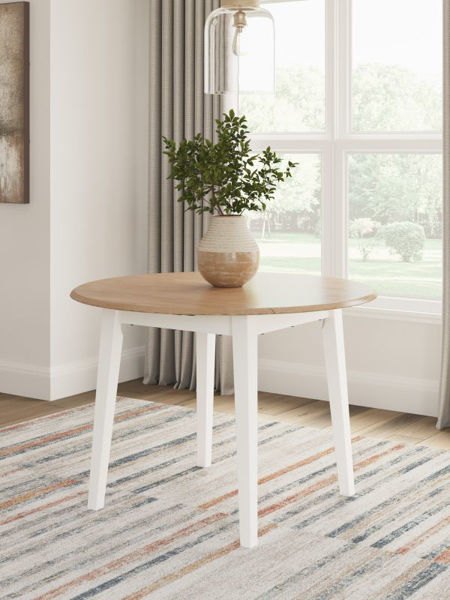 Picture of Gesthaven White Drop Leaf Table