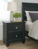 Picture of Lanolee - Black Full Panel Bed